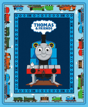 All Aboard with Thomas & Friends by Riley Blake includes panel and 7- 1 yard piece of each print