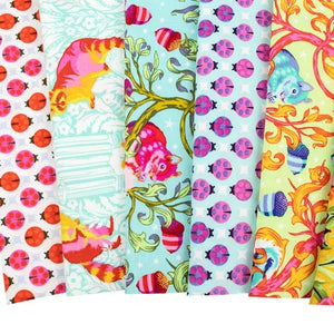 Tiny Beasts Fat Quarter Bundle by Tula Pink for Free Spirit Fabrics (14pcs)