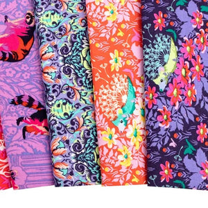 Tiny Beasts Fat Quarter Bundle by Tula Pink for Free Spirit Fabrics (14pcs)