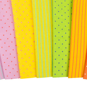 True Colors Tiny Coordinates 10" Squares by Tula Pink for Free Spirit Fabrics
