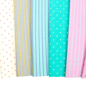 True Colors Tiny Coordinates 10" Squares by Tula Pink for Free Spirit Fabrics